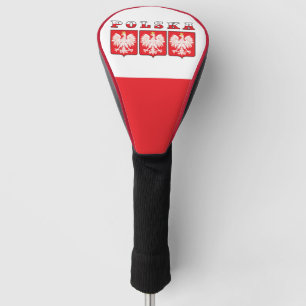 Polska Eagle Flag Shields Golf Head Cover
