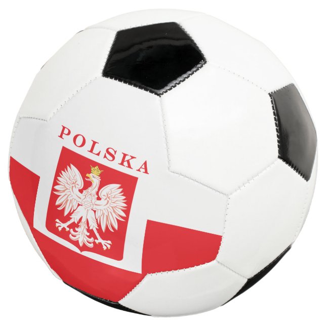 Polska Eagle Red Shield Football (Three Quarter)