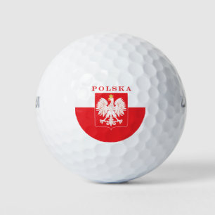 Polska Eagle Red Shield Golf Balls