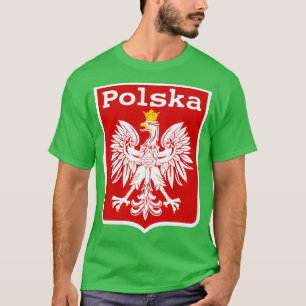 POLSKA Eagle Retro Polish Poland Pride T-Shirt