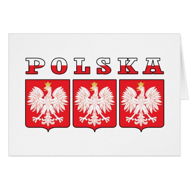 Polska Eagle Shields (Front Horizontal)