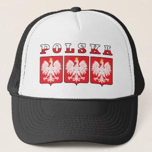 Polska Eagle Shields Trucker Hat