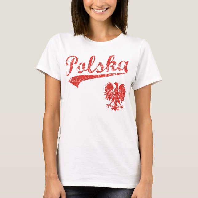 Polska Eagle Sport Style T-Shirt (Front)