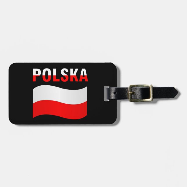 Polska Luggage Tag (Front Horizontal)