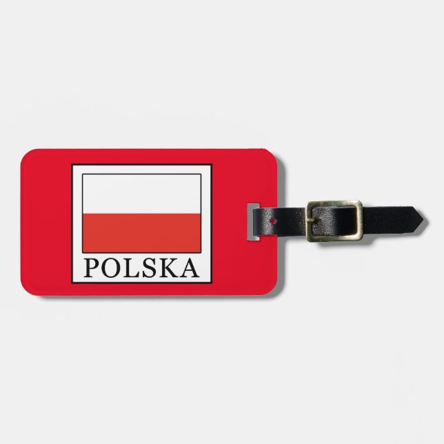 Polska Luggage Tag (Front Horizontal)
