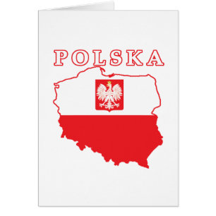 Polska Map With Eagle