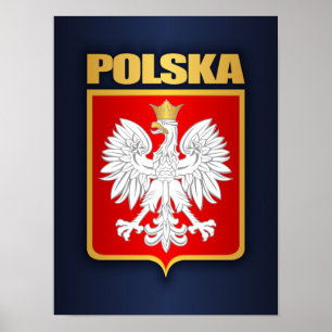 Polska (Poland) COA Poster