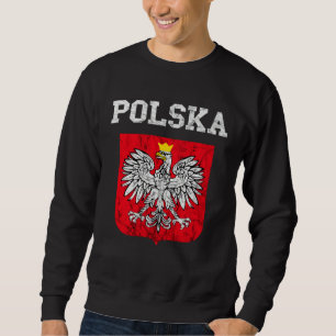 Polska Poland Eagle Polish Pride Poland Travel Pol Sweatshirt