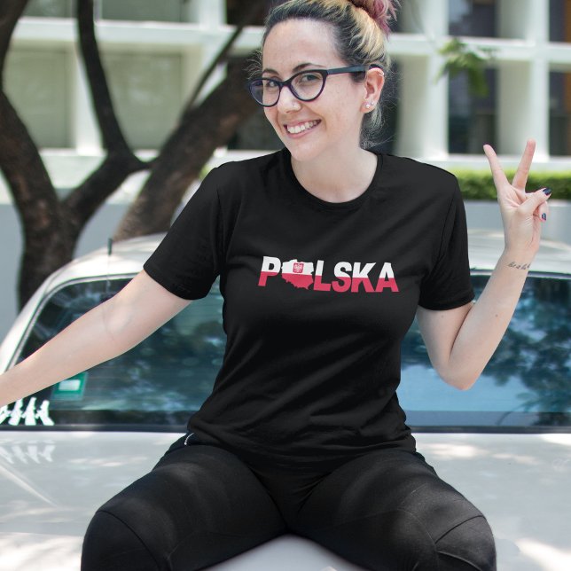 Polska Poland Flag Women T Shirt (Polska Poland Flag Women T Shirt)