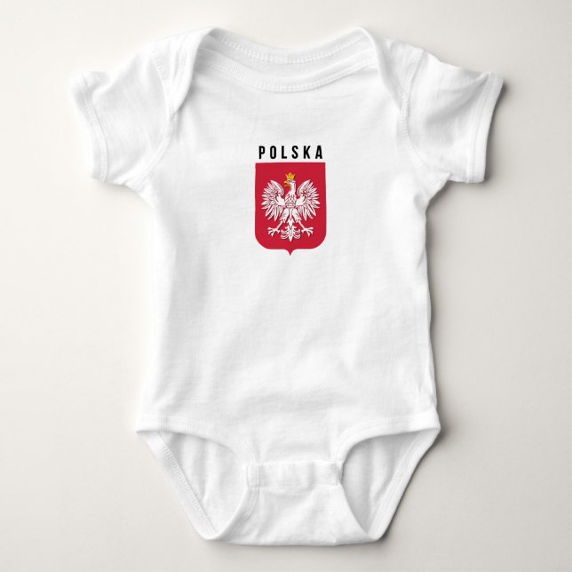 Polska Seal Baby Bodysuit (Front)