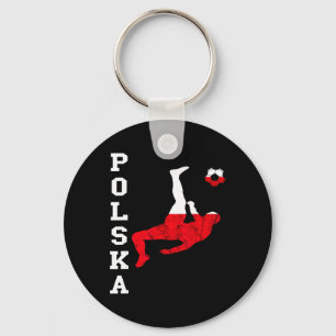 Polska Soccer Team Polish Pride Polish Roots Polan Key Ring
