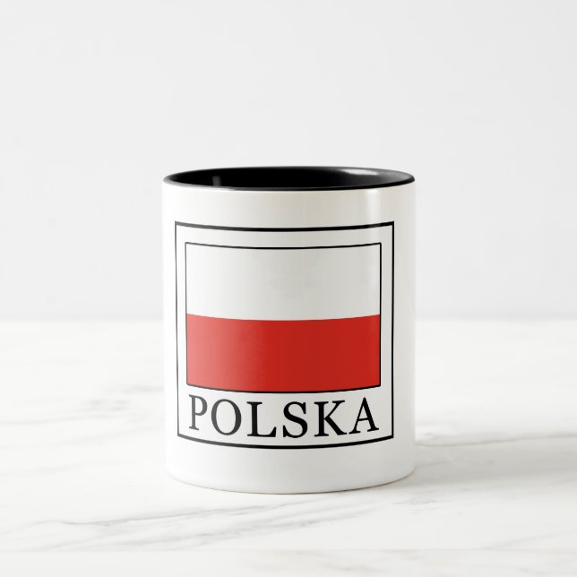 Polska Two-Tone Coffee Mug (Center)