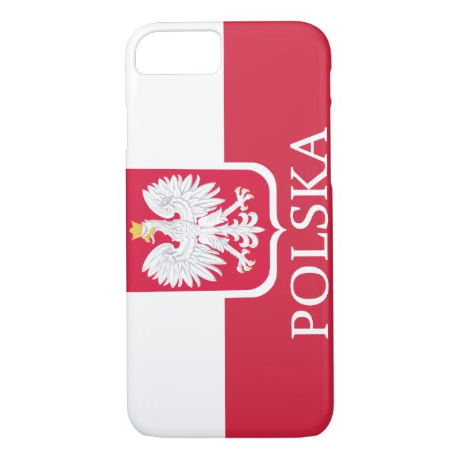 Polska White Eagle Flag Case-Mate iPhone Case (Back)