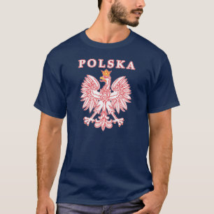 Polska With Red Polish Eagle T-Shirt
