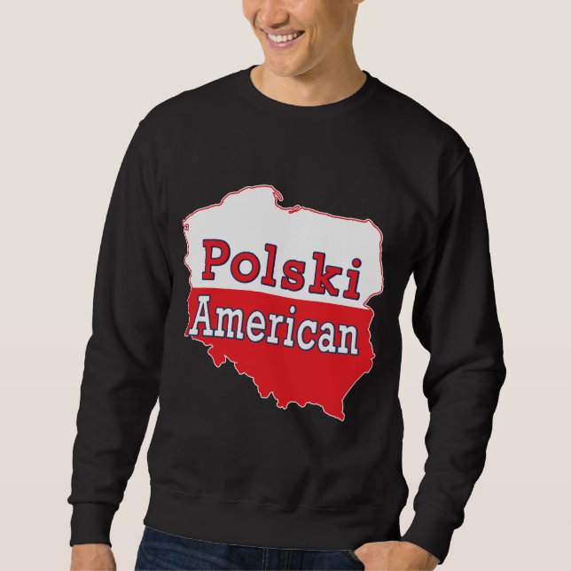 Polski American Map Sweatshirt (Front)