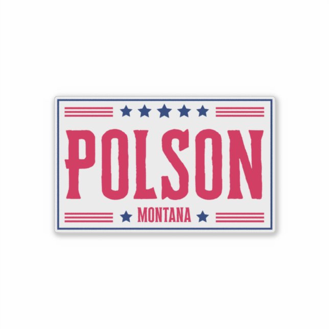 POLSON MONTANA Stars & Stripes (Front)