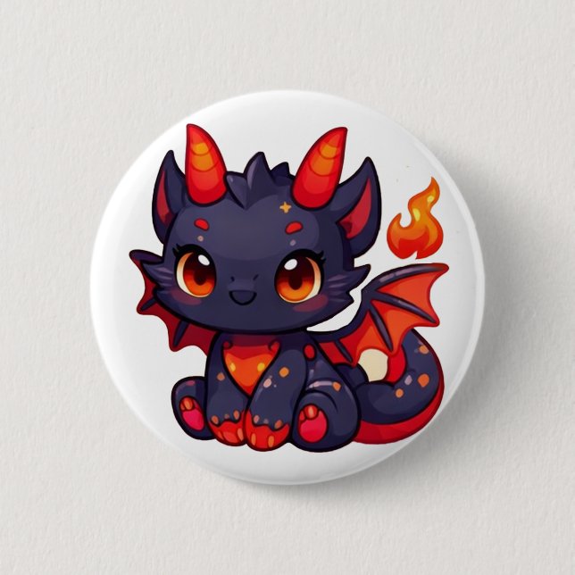 Polspunkys Cute Creature Button (Front)