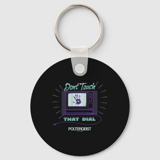Poltergeist Don't Touch That Dial Hand Static Hall Key Ring (Front)