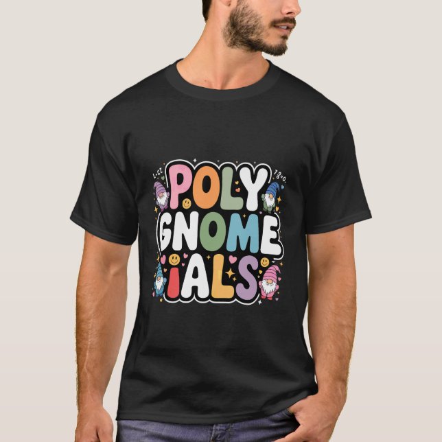 Poly Gnome Ials Math Pun Algebra Student - T-Shirt (Front)