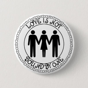 Poly Woman 6 Cm Round Badge