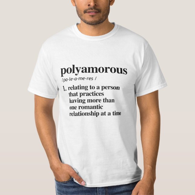 Polyamorous Definition T-Shirt (Front)