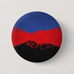 Polyamorous Ornamental Flag 6 Cm Round Badge