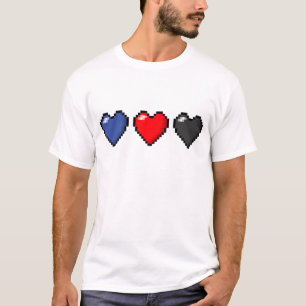 Polyamorous Pixel Hearts T-Shirt