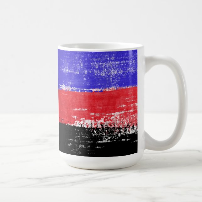 Polyamorous Pride Paint Coffee Mug (Right)