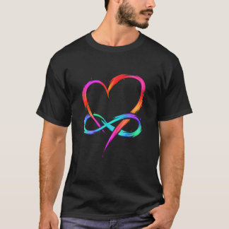 Polyamory Infinity Heart Artwork Design Gift T Shi T-Shirt