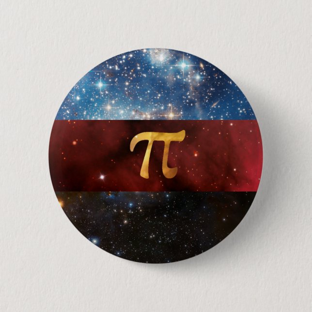 Polyamory nebula flag pin (Front)