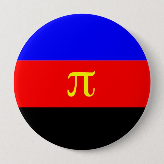 Polyamory Pride Flag 10 Cm Round Badge (Front)
