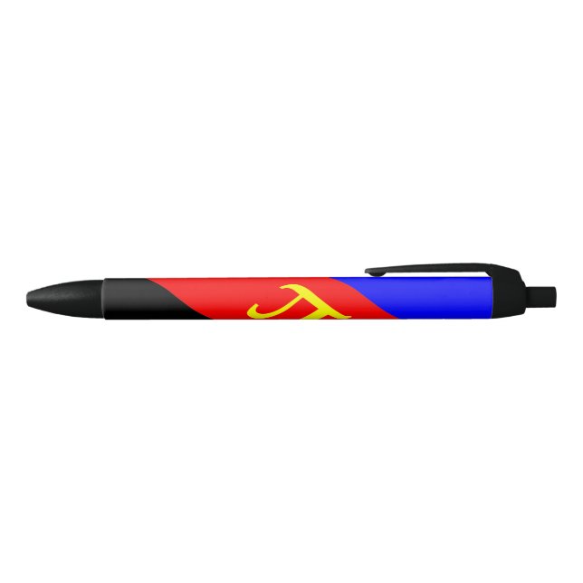 Polyamory Pride Flag Blue Ink Pen (Top)