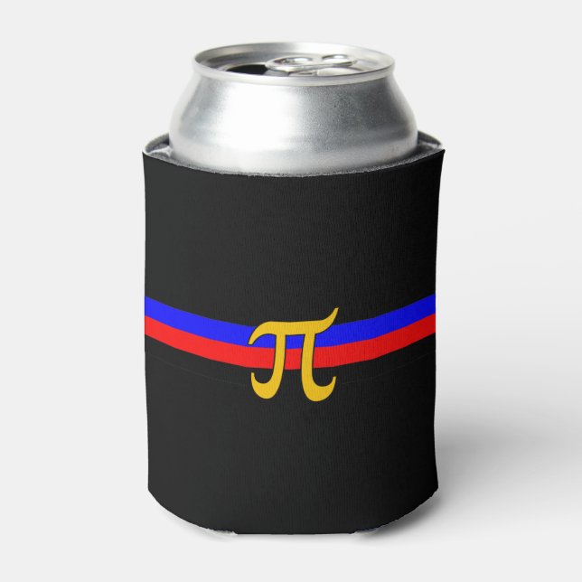 Polyamory Pride Flag Can Cooler (Can Front)
