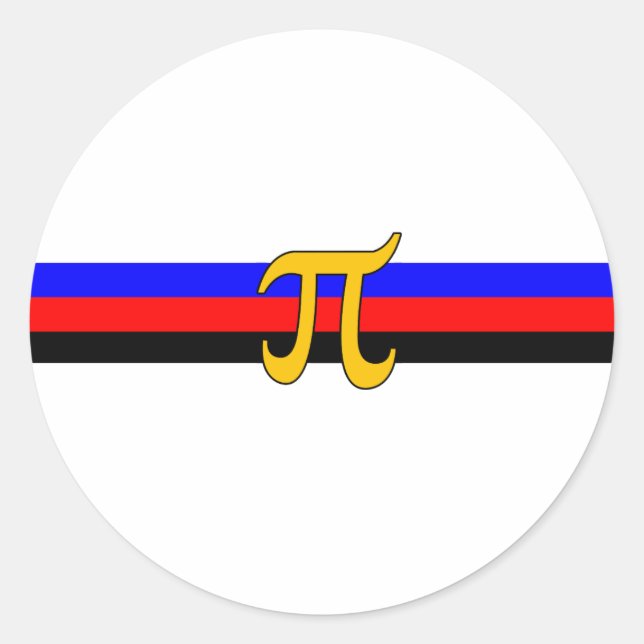 Polyamory Pride Flag Classic Round Sticker (Front)