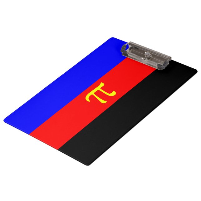 Polyamory Pride Flag Clipboard (Angled)