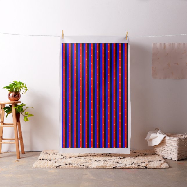 Polyamory Pride Flag Fabric (In Situ)