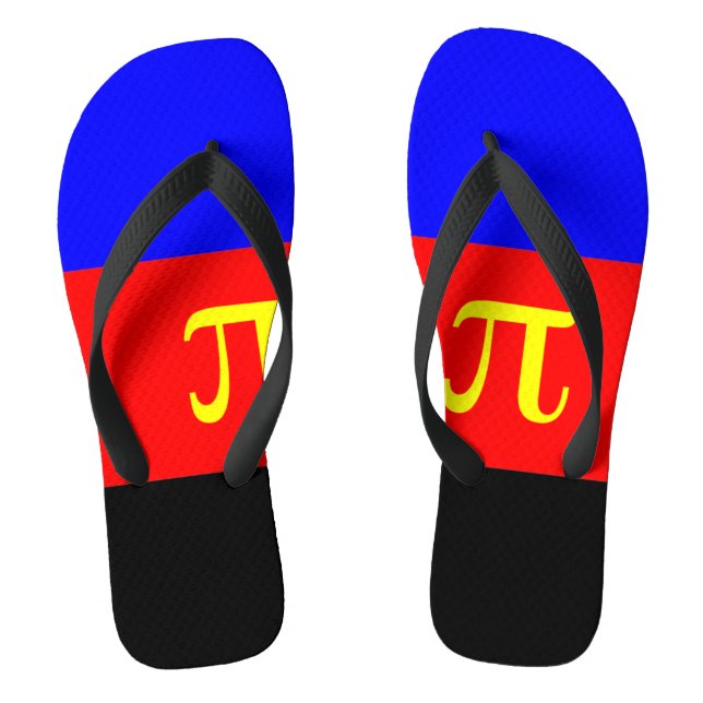Polyamory Pride Flag Flip Flops (Footbed)