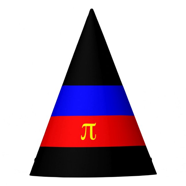 Polyamory Pride Flag Party Hat (Front)