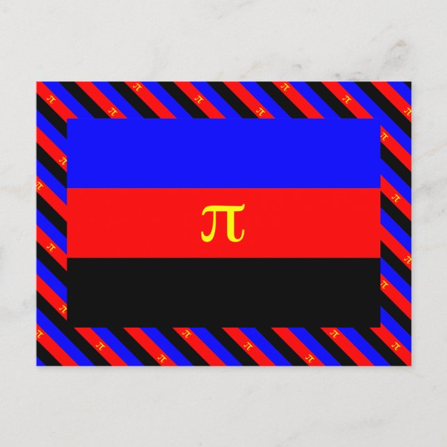 Polyamory Pride Flag Postcard (Front)