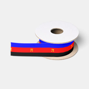 Polyamory Pride Flag Satin Ribbon