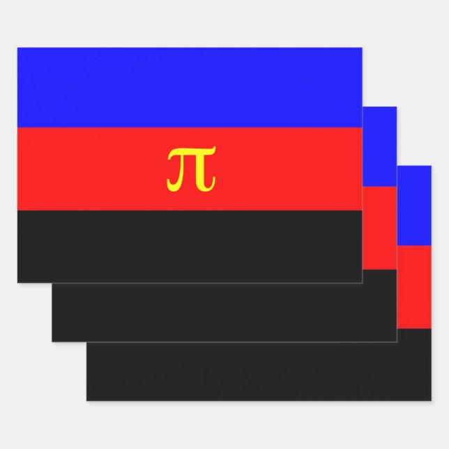 Polyamory Pride Flag Wrapping Paper Sheet (Set)