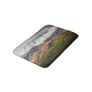 Polychrome mountain, Denali NP, Alaska Bath Mat