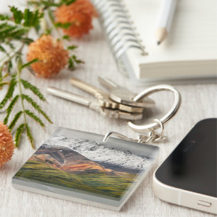 Polychrome mountain, Denali NP, Alaska Key Ring