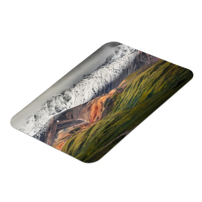 Polychrome mountain, Denali NP, Alaska Magnet (Left Side)