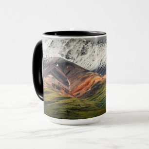 Polychrome mountain, Denali NP, Alaska Mug