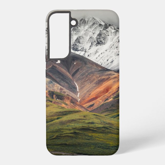 Polychrome mountain, Denali NP, Alaska Samsung Galaxy S22+ Case (Back)