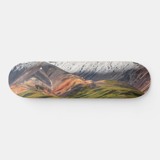 Polychrome mountain, Denali NP, Alaska Skateboard (Horz)