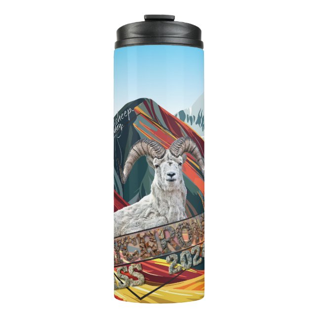 Polychrome Travel Mug/Thermal Tumbler (Front)