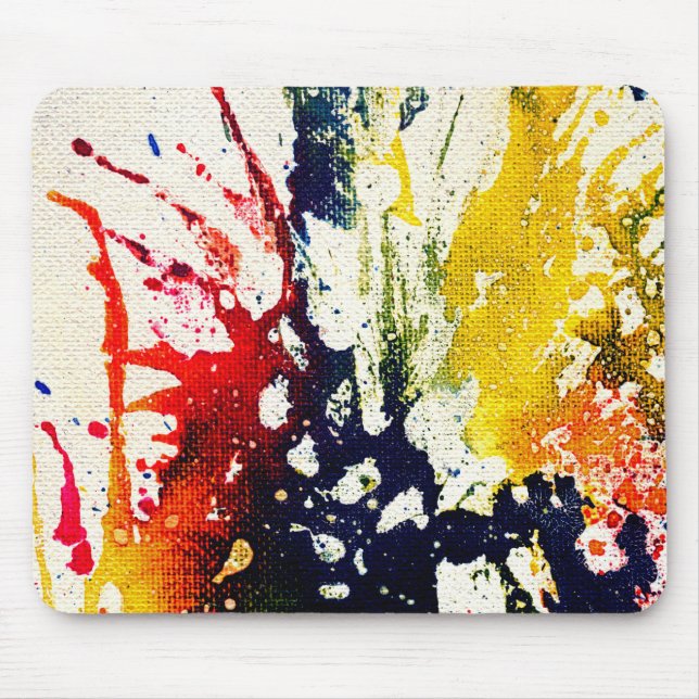 Polychromoptic #13B by Michael Moffa Mouse Mat (Front)