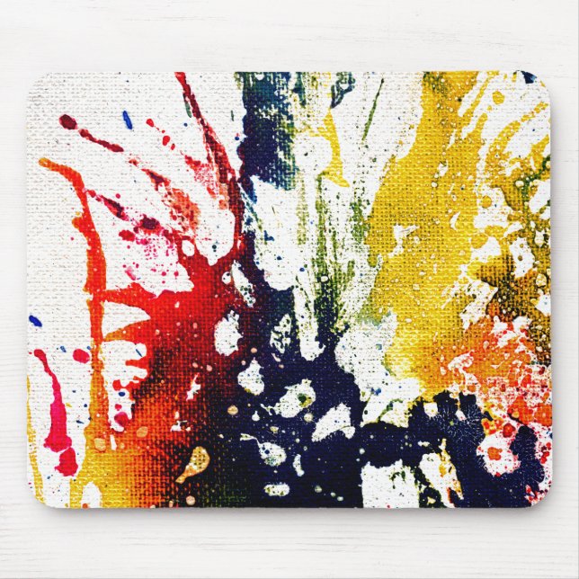 Polychromoptic #13B by Michael Moffa Mouse Mat (Front)